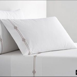 PB Emilia Embroidered Sheet Set-Simply Taupe-Queen